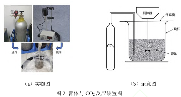 图2膏体与 COz反应装置图.png 图2膏体与 COz反应装置图.png